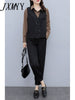 imCharms 2023 Spring And Summer Age-Reducing Plus-Size Women's Three-Piece Set Slim And Elegant Temperament Suit
