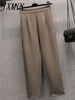 imCharms 2023 Spring Large Size Elegant Women Suit Close Waist Belt Waistcoat Knitted Sweaters and Slim Long Pants Three-Piece