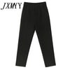 imCharms 2023 Spring All-Match Suit Pants Women High Waist Draped Loose Straight Casual Harem Pants