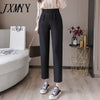 imCharms 2023 Spring All-Match Suit Pants Women High Waist Draped Loose Straight Casual Harem Pants