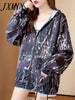 imCharms 2023 Spring and Autumn Large Size Women's Loose Design Coat Casual and Comfortable Top Clothes