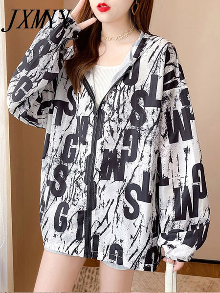 imCharms 2023 Spring and Autumn Large Size Women's Loose Design Coat Casual and Comfortable Top Clothes