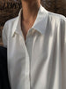 imCharms 2023 Stylish Oversized White Shirts Women Single-breasted Loose Casual Vintage Blouses And Tops Female Long Sleeve Blusas