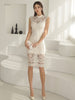 imCharms 2023 Summer Dress Slim Fit Elegant Temperament Slim Mid-Length Bag Hip Lace Dress Women's