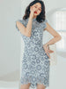 imCharms 2023 Summer Dress Slim And Elegant Temperament Design Sense Lace Bag Hip Dress Women