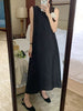 imCharms 2023 Summer Products Casual Loose All-Match Retro Temperament Long Sleeveless Vest Linen Women's Dress
