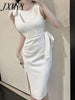imCharms 2023 Summer Products High-End Elegant Temperament Sleeveless Vest Skirt Slim Fit And Thin Slit Strap Dress
