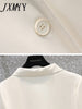 imCharms 2023 Summer Products Plus Size Womens Elegant Temperament Small Suit Short Jacket Design Suit Top