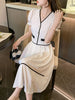 imCharms 2023 Summer Elegant Temperament Age-Reducing Fashionable Self-Cultivation Comfortable Suit Women's Two-Piece Suit