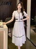 imCharms 2023 Summer Elegant Temperament Age-Reducing Fashionable Self-Cultivation Comfortable Suit Women's Two-Piece Suit