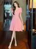 imCharms 2023 Summer Elegant Temperament Thin Design Dress Light  Ladies Knitted Skirt Women's Clothing