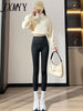 imCharms 2023 Winter Lamb Fleece High Waist Slim Shark Pants Versatile Yoga Pants Women's Clothing