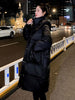imCharms 2023 Winter Straight Mid-Length Korean Style Waist-Tight Casual Loose Down Cotton Women's Coat