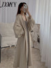 imCharms Autumn And Winter Cored Yarn Knitted Bathrobe Long Cardigan Women's Lazy Style Gentle Elegant Coat