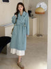 imCharms Autumn And Winter Elegant Temperament Double-Sided Cashmere Coat Mid-Length Woolen Coat Women's Clothing