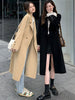 imCharms Autumn And Winter Elegant Temperament Double-Sided Cashmere Coat Mid-Length Woolen Coat Women's Clothing