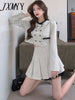 imCharms Autumn And Winter Elegant Temperament Short Coat + High Waist Thin Skirt Two-Piece Women's Clothing