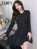 imCharms Autumn And Winter Elegant Temperament Short Coat + High Waist Thin Skirt Two-Piece Women's Clothing