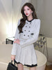 imCharms Autumn And Winter Elegant Temperament Short Coat + High Waist Thin Skirt Two-Piece Women's Clothing