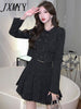 imCharms Autumn And Winter Elegant Temperament Short Coat + High Waist Thin Skirt Two-Piece Women's Clothing