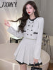 imCharms Autumn And Winter Elegant Temperament Short Coat + High Waist Thin Skirt Two-Piece Women's Clothing