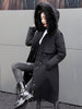 imCharms Autumn And Winter Down Jacket Temperament Self-Cultivation Large Size Liner Detachable Jacket Long Women