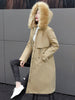 imCharms Autumn And Winter Down Jacket Temperament Self-Cultivation Large Size Liner Detachable Jacket Long Women