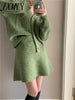 imCharms Autumn And Winter Knitted Cardigan Sweater Skirt Two-Piece Korean Version Elegant Temperament Women's Suit