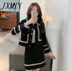 imCharms Autumn And Winter Style 2023 Tweed Slim Cardigan Elegant Temperament Suit Two-Piece Women's Suit