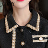 imCharms Autumn And Winter Style 2023 Tweed Slim Cardigan Elegant Temperament Suit Two-Piece Women's Suit