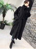 imCharms Autumn And Winter Wool Coat Women's Elegant Temperament Retro Loose Lazy Wind Wool Coat