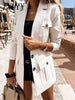 imCharms Autumn Temperament Black and White Blazer Women Long-sleeved Slim Suit Single Breasted White Blazer Women Jackets