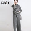 imCharms Autumn Women's 2023 Suit Net Red Wide-Leg Pants Evening Wind Sweater Loose Two-Piece Women's Clothing
