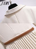 imCharms Comfortable V-Neck Suit Dress Women's 2023 Autumn Elegant Temperament Thin And Gentle Long-Sleeved Skirt