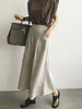 imCharms Elastic Waist Retro Slim High Waist Wide Leg Culottes 2023 Spring And Autumn Casual Loose Linen Big Feet Pants Women
