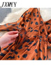 imCharms Evening Dress Sense Dress Elegant Temperament V-Neck Sexy Off-The-Shoulder Slim Slimming Ink Spot Women's Dress