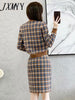 imCharms High-End Light  Knitted Suit Women's Autumn 2023 Elegant Temperament Ladies Skirt Two-Piece Suit