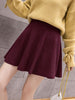 imCharms Knitted Half-Length A-Line Skirt  Autumn And Winter High Waist Knitted Women's Short Skirt Slim Fit And Slim