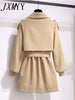 imCharms Short Windbreaker Coat Women 2023 Spring And Autumn Elegant Temperament Waist Advanced Women's Coat