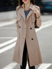 imCharms Trench Coat Women's Mid-Length 2023 Autumn Women's British Style Autumn Popular Coat Double Breasted