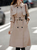 imCharms Trench Coat Women's Mid-Length 2023 Autumn Women's British Style Autumn Popular Coat Double Breasted