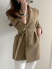 imCharms Woolen Suit Jacket Mid-Length Autumn And Winter Elegant Temperament Woolen Coat Women's Clothing