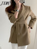 imCharms Woolen Suit Jacket Mid-Length Autumn And Winter Elegant Temperament Woolen Coat Women's Clothing