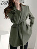 imCharms Woolen Suit Jacket Mid-Length Autumn And Winter Elegant Temperament Woolen Coat Women's Clothing