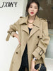 imCharms Fashionable Temperament Trench Coat Women's 2023 Autumn Mid-Length High-End Women's Coat Chic British Style