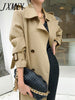 imCharms Fashionable Temperament Trench Coat Women's 2023 Autumn Mid-Length High-End Women's Coat Chic British Style