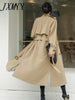 imCharms Fashionable Temperament Trench Coat Women's 2023 Autumn Mid-Length High-End Women's Coat Chic British Style