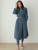 imCharms Fashionable Temperament Trench Coat Women's 2023 Autumn Mid-Length High-End Women's Coat Chic British Style