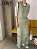 imCharms Ins Two-piece Tassel Weave Design Hollow Elegant Temperament Suit 2023 Spring And Summer Package Hip Skirt Women