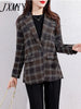 imCharms Plaid Suit Jacket For Women Spring And Autumn Korean Style British Style Fashionable Elegant Small Suit Top